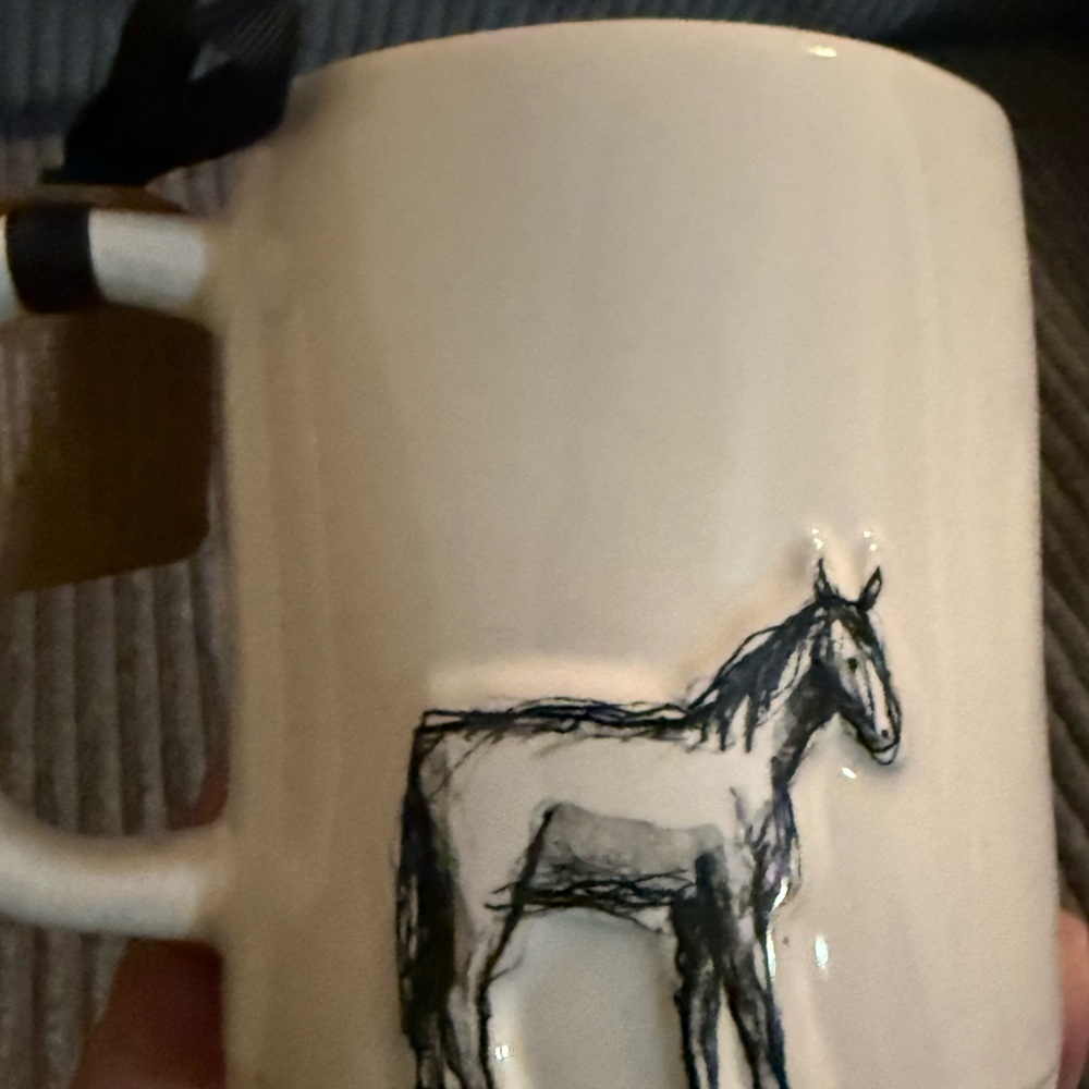 Rae Dunn White Double-sided Mug - Not My First Rodeo - Picture 7 of 8